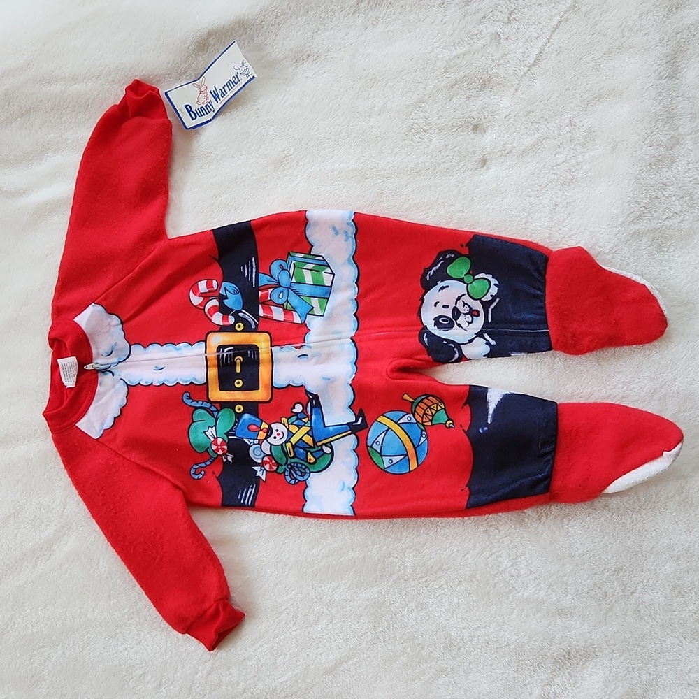 Vintage Santa Baby Bunny Warmer, Sz 6 to 12 Months, NWT
